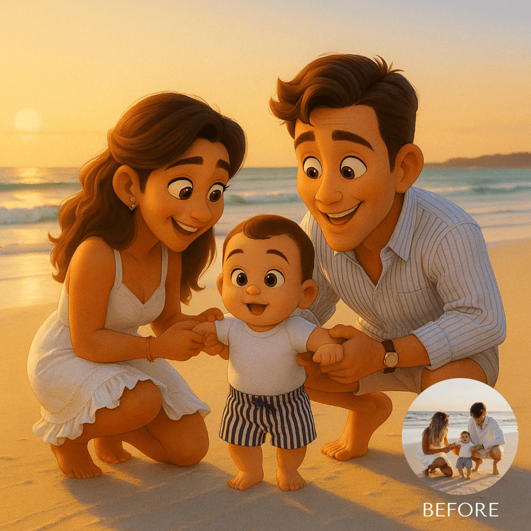 Pixar Style Illustration